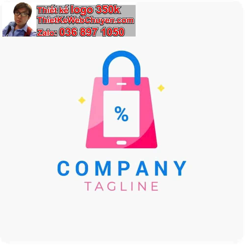 Thiết kế logo online shop bán hàng xách tay