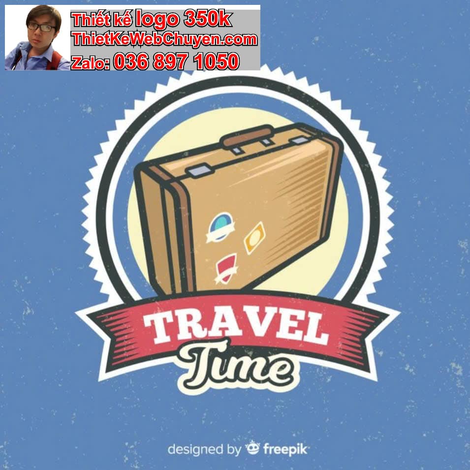 Thiết kế logo online shop bán vali kéo