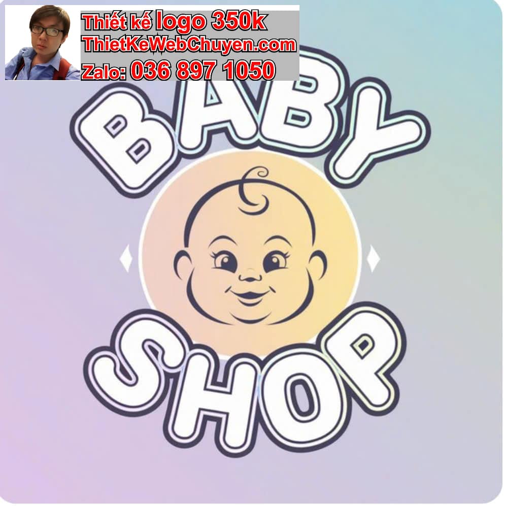 Thiết kế logo online shop thời trang trẻ em