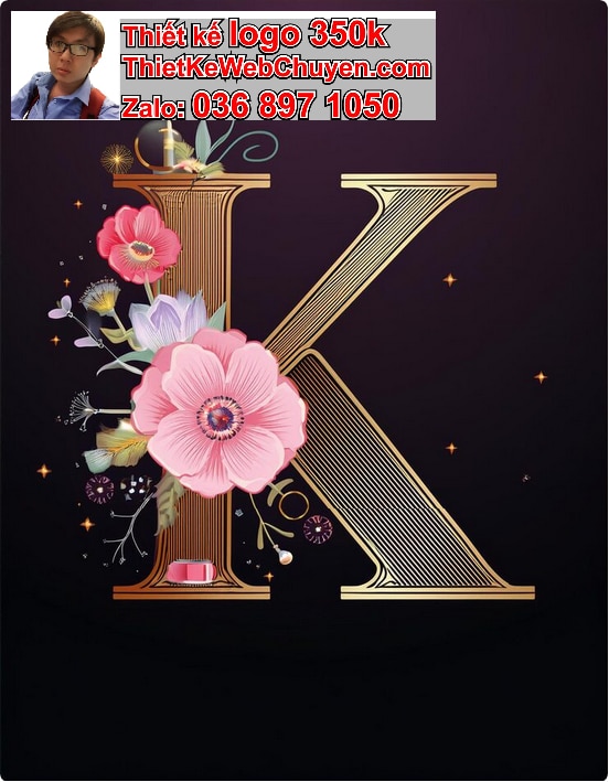 Thiết kế logo online tên Khải