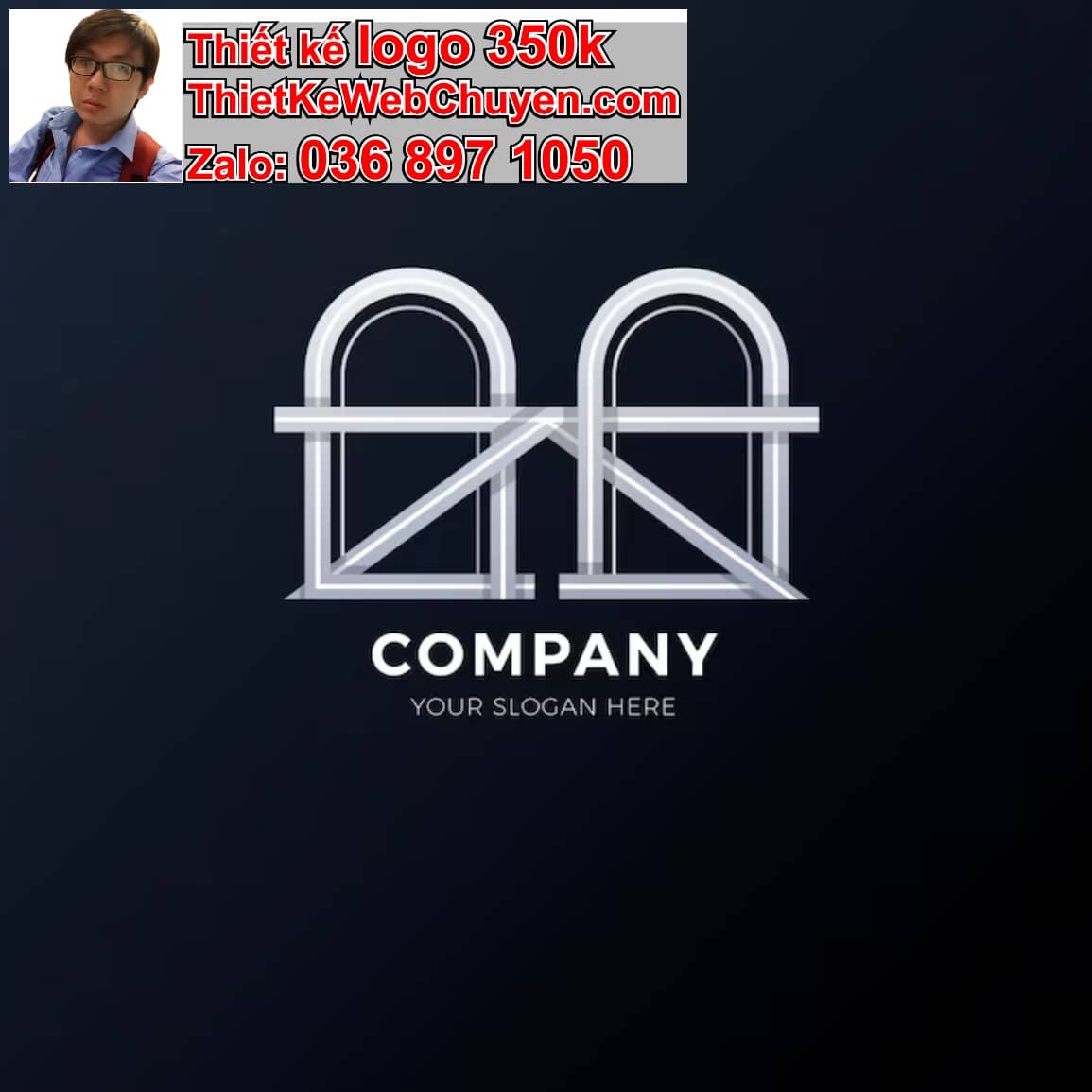 Thiết kế logo online thi công Cửa cổng sắt