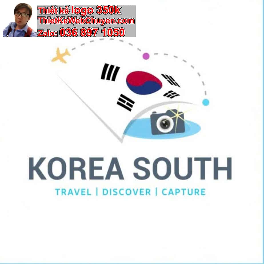 Thiết kế logo online trung tâm tiếng Hàn