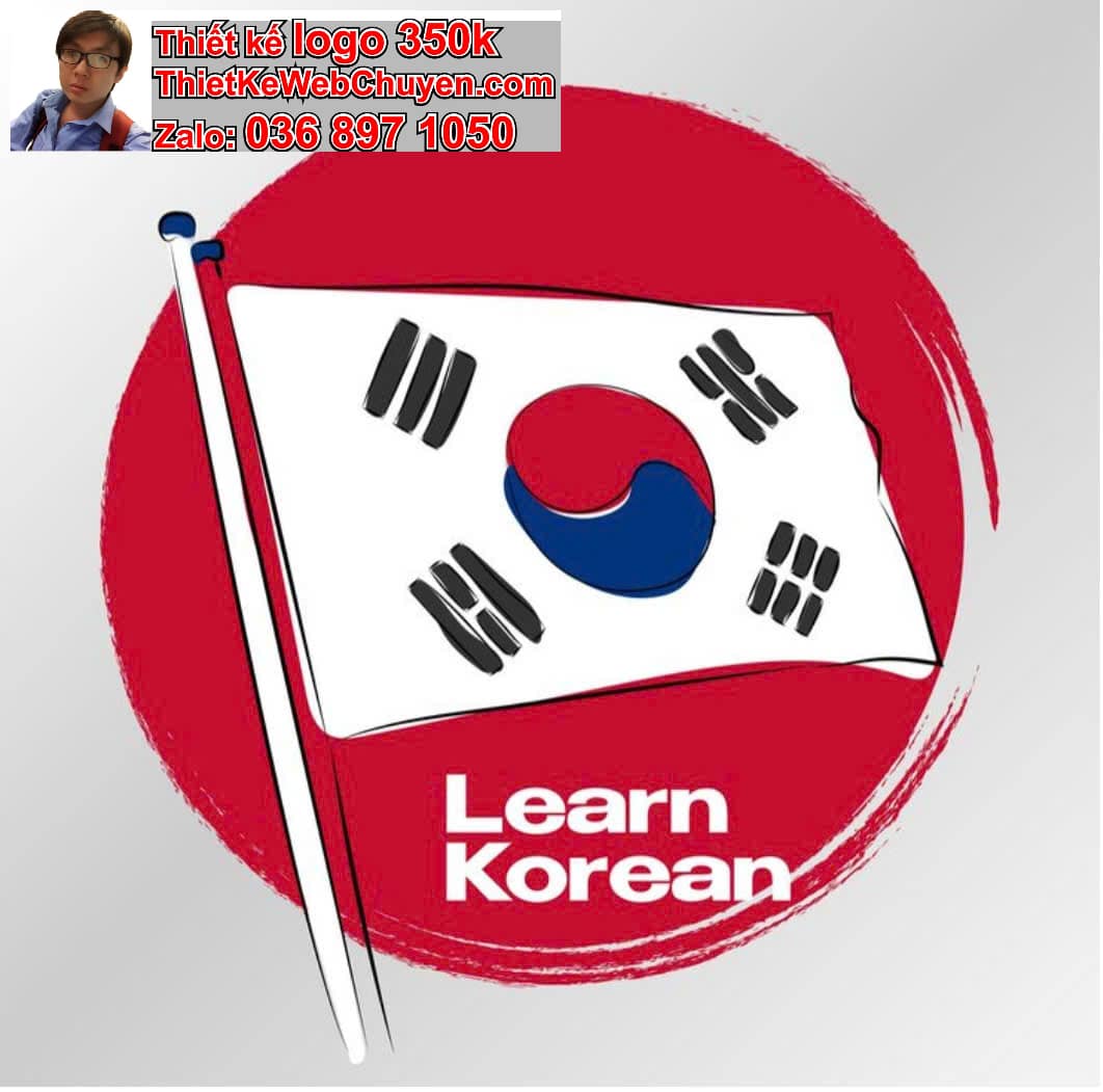 Thiết kế logo online trung tâm tiếng Hàn