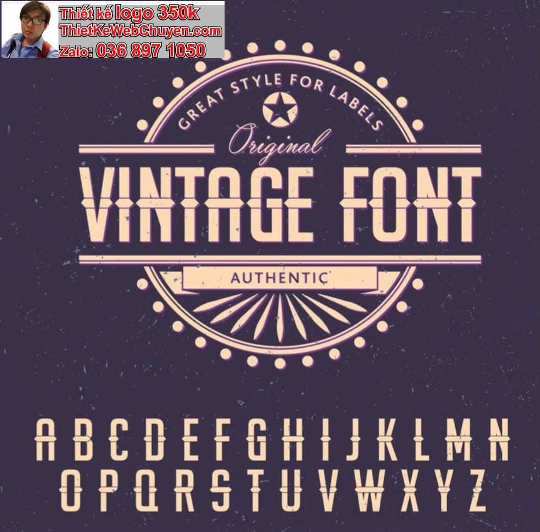 Thiết kế logo online vintage 