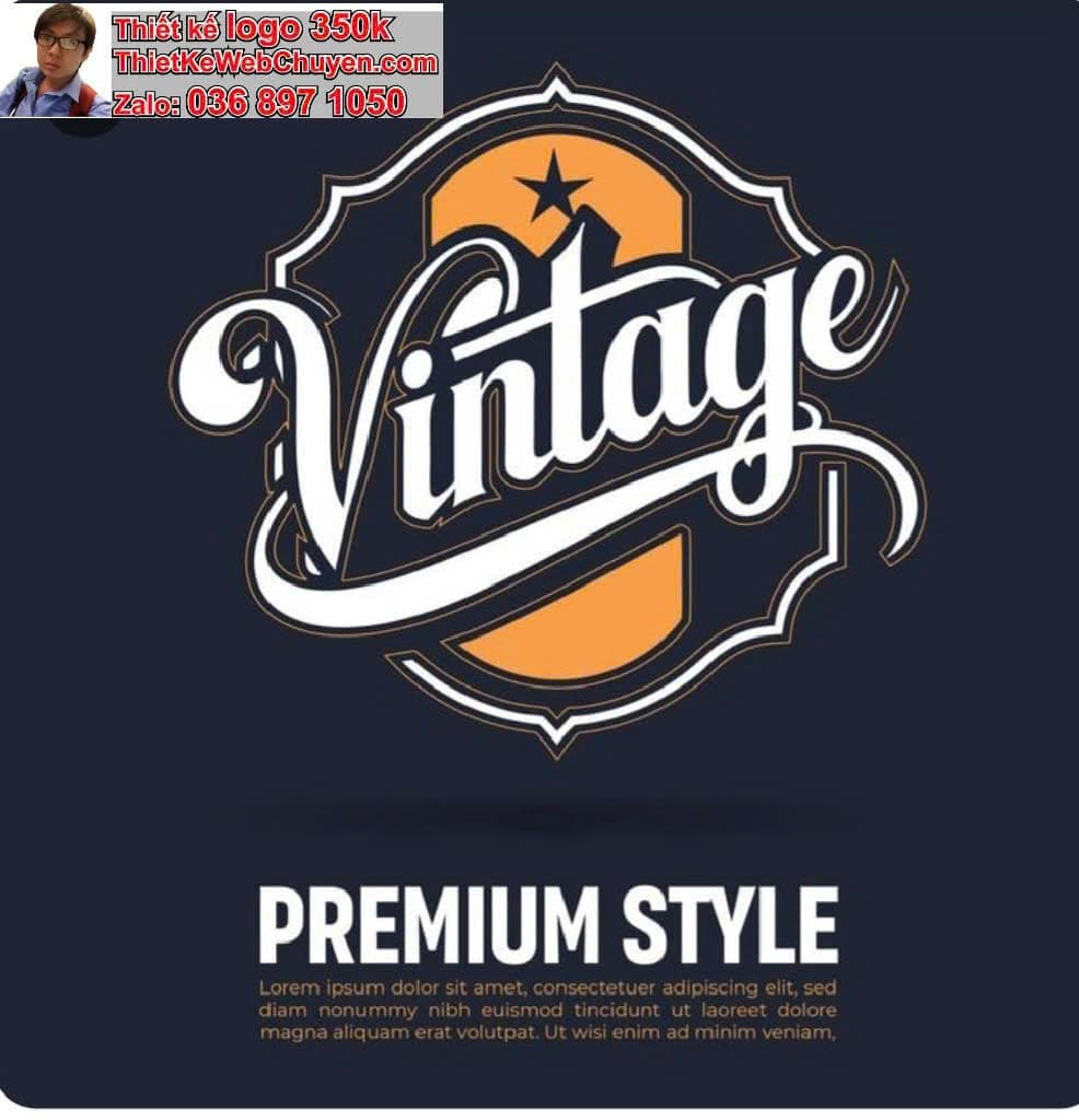 Thiết kế logo online vintage 