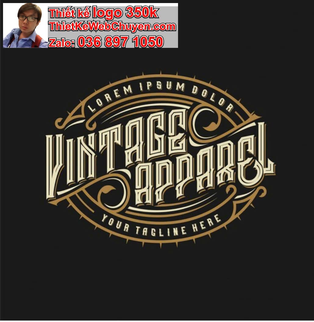 Thiết kế logo online vintage giá rẻ