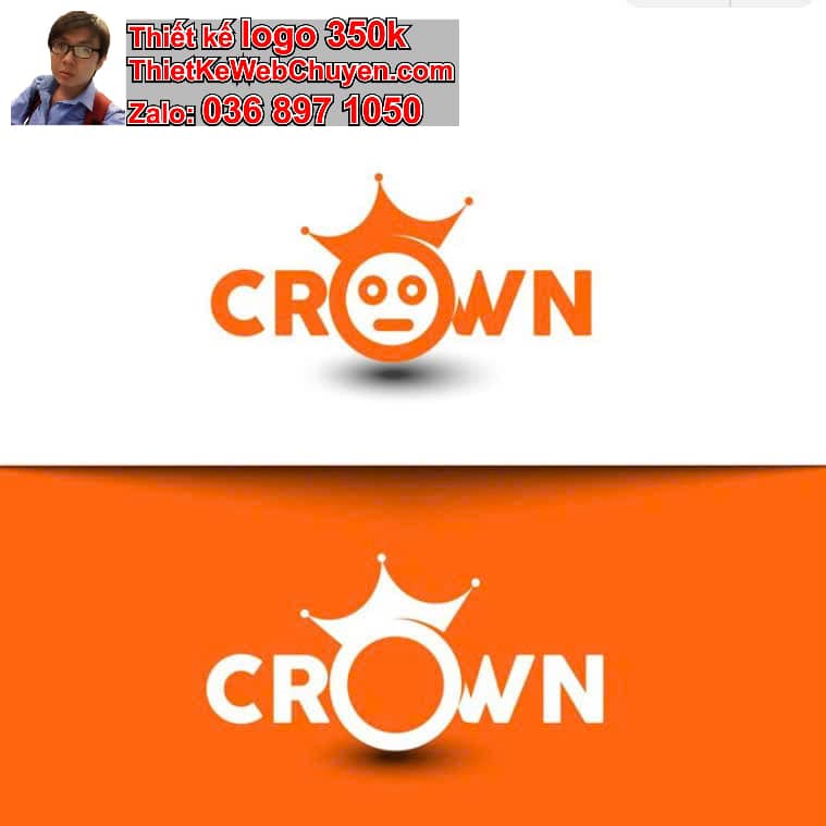 Thiết kế logo online vương miện