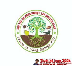 Thiết kế logo phân bón Tây Nguyên Xanh