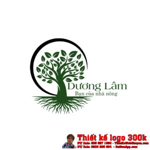 Thiết kế logo phân thuốc hữu cơ Dương Lâm