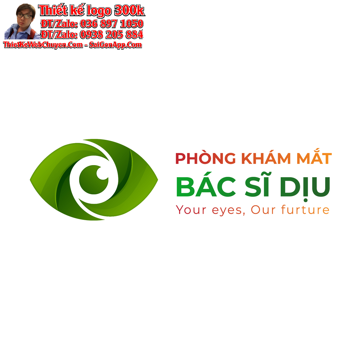 Thiết kế logo phòng khám mắt Bùi Thị Dịu