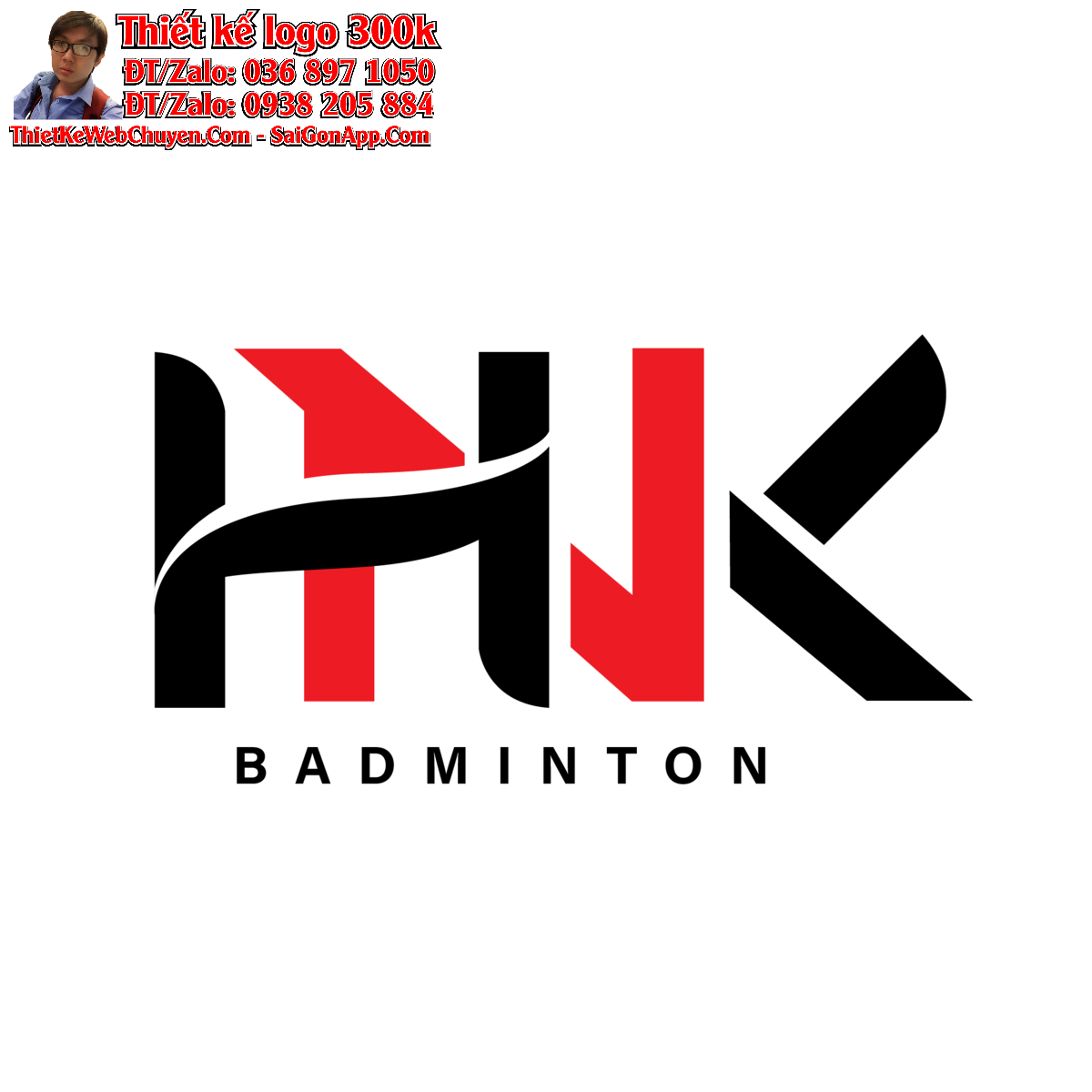 Thiết kế logo phụ kiện thể thao HNK