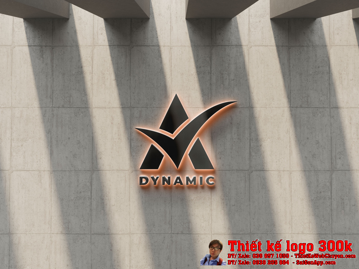 Thiết kế logo quần áo thể thao nam Anh Vũ phiên bản màu sắc chuẩn