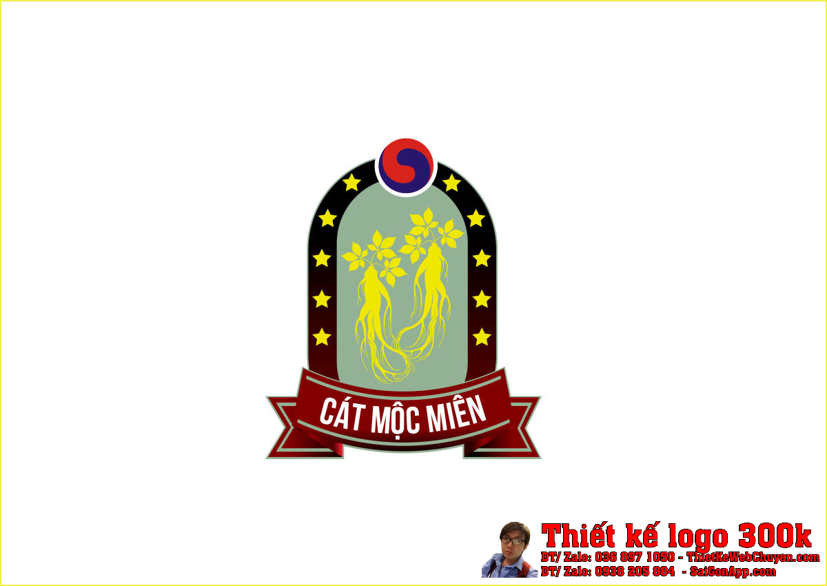 Thiết kế logo sâm nấm Cát Mộc Miên Thiết kế logo sâm nấm Cát Mộc Miên