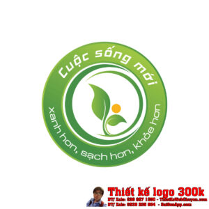 Thiết kế logo sản phẩm nông nghiệp Cuộc sống mới