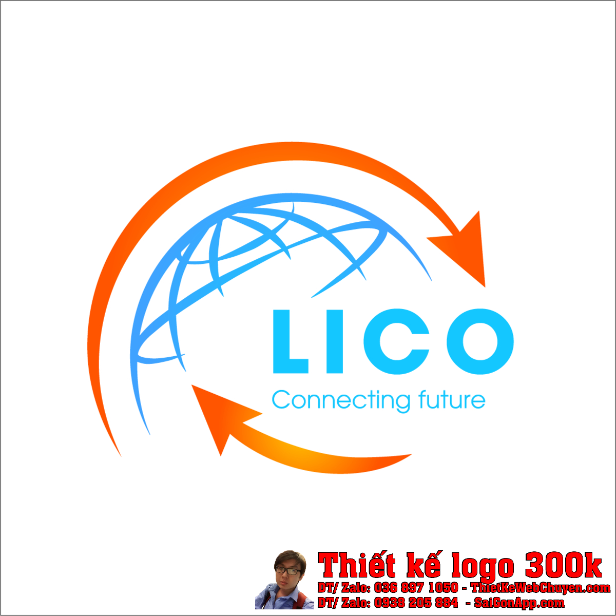 Thiết kế logo sản xuất kim loại màu Công ty TNHH LICO VN bản chính thức