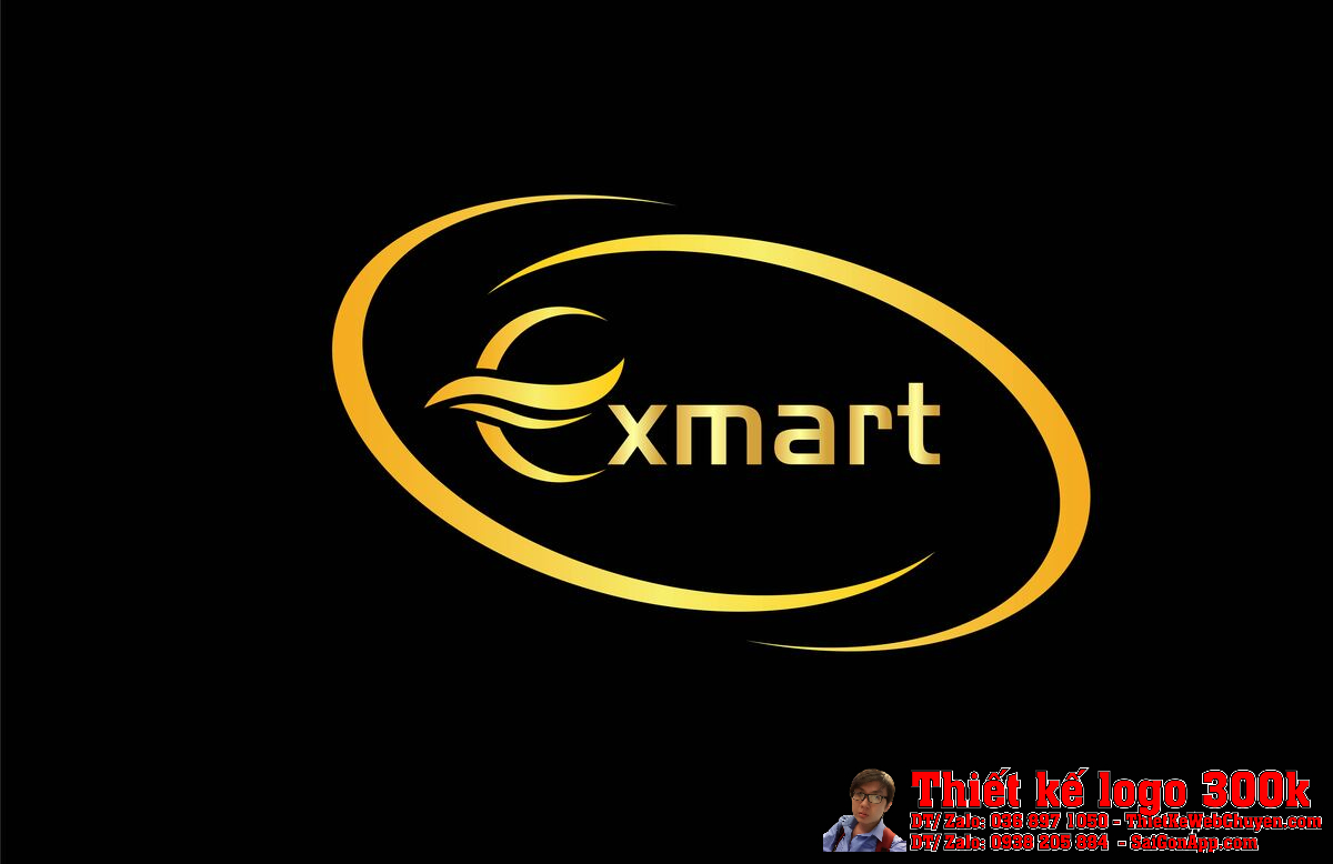 Thiết kế logo siêu thị Exmart Thiết kế logo siêu thị Exmart