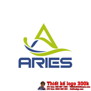 Thiết kế logo tàu biển Aries