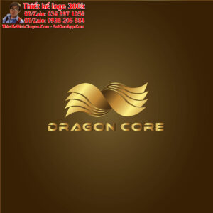 Thiết kế logo thép, nhôm, inox Dragon Core