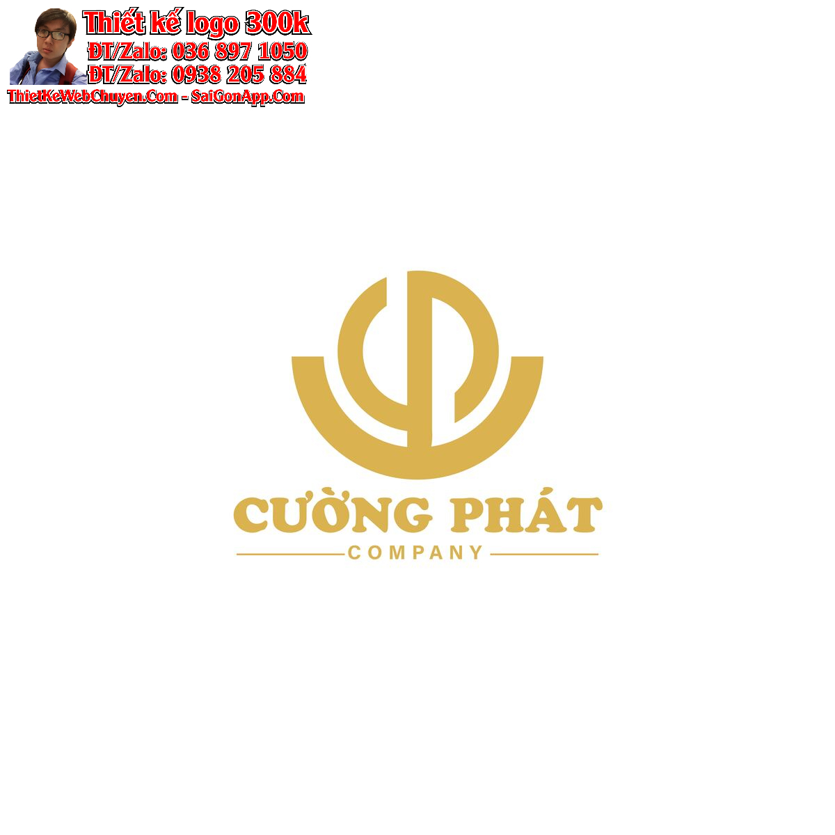 Thiết kế logo thi công lắp đặt CP (Cường Phát)