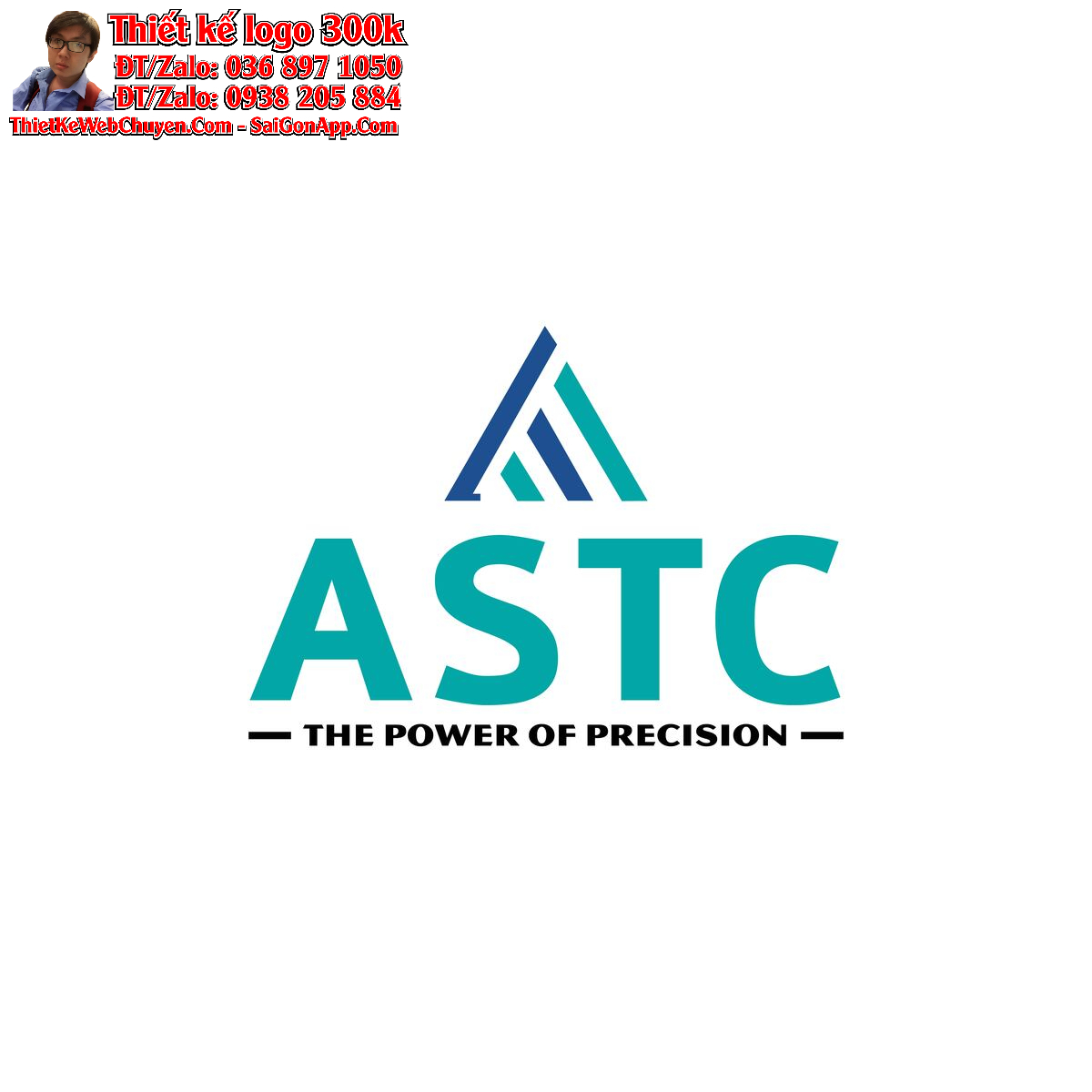 Thiết kế logo thiết bị và giải pháp hệ thống điện điều khiển - tự động hóa ASTC