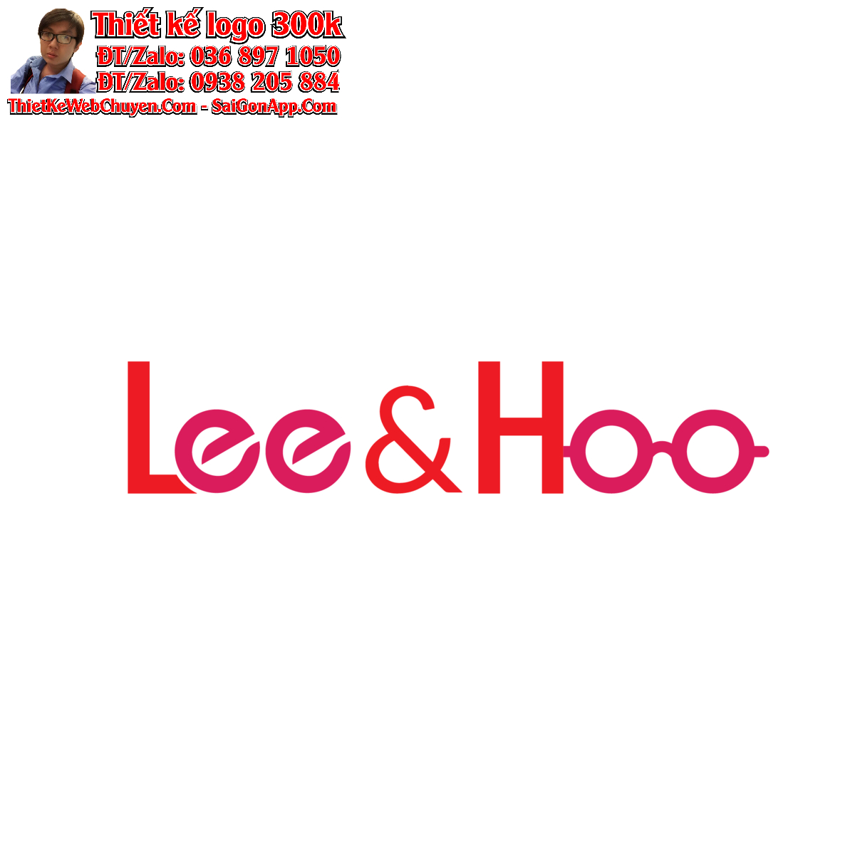 Thiết kế logo thời trang mắt kính ví da Lee & Hoo