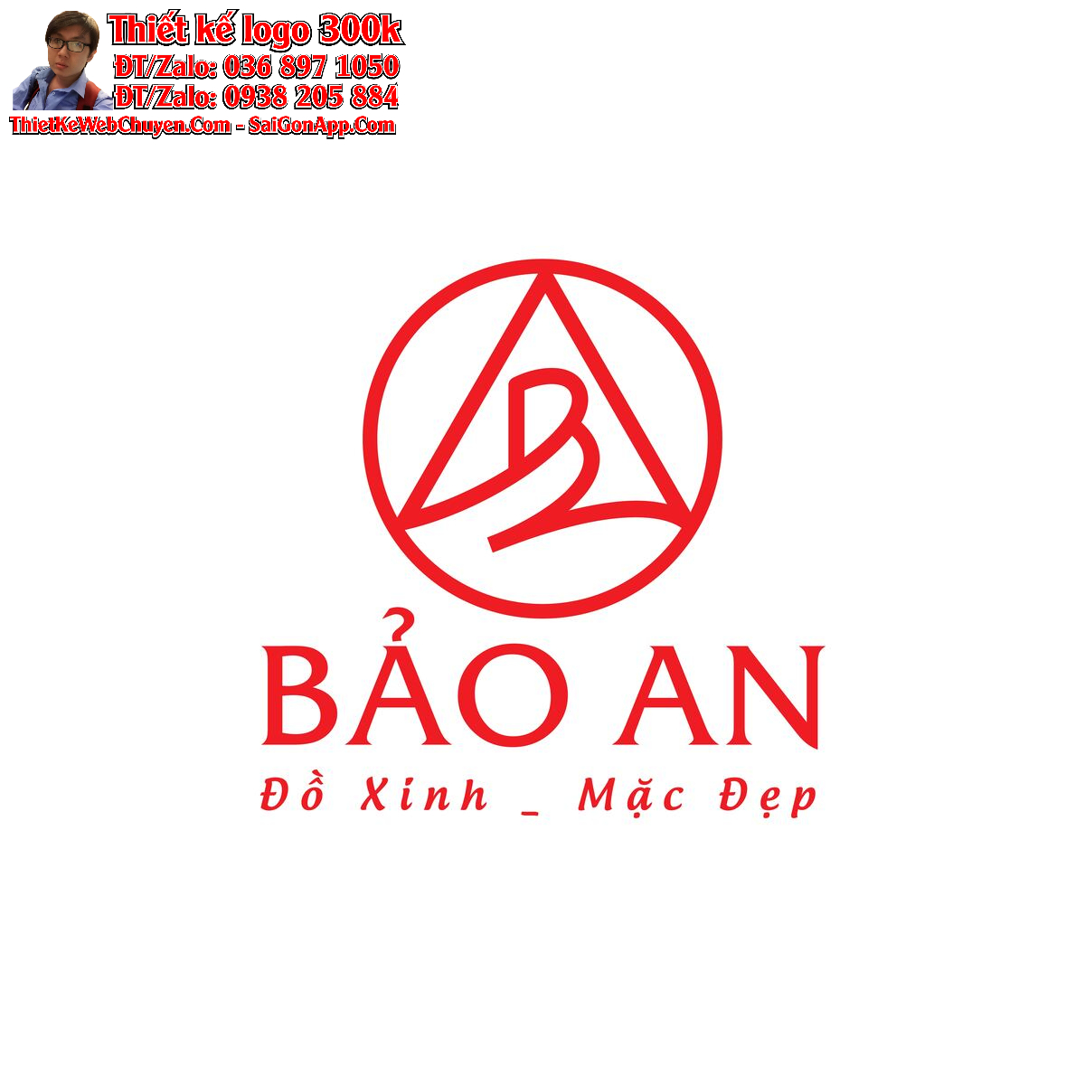 Thiết kế logo thời trang nội y nữ Bảo An