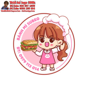 Thiết kế logo thực phẩm Bánh Mì SUBEO