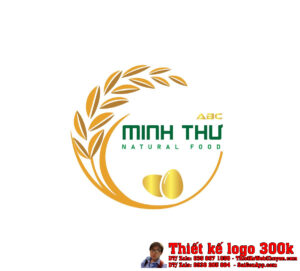 Thiết kế logo thực phẩm Minh Thư ABC