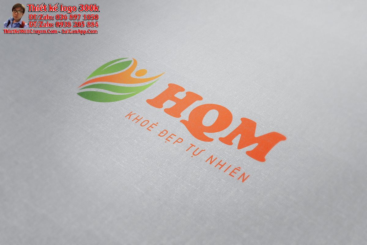 Thiết kế logo thực phẩm bảo vệ sức khỏe và mỹ phẩm HQM Thiết kế logo thực phẩm bảo vệ sức khỏe và mỹ phẩm HQM