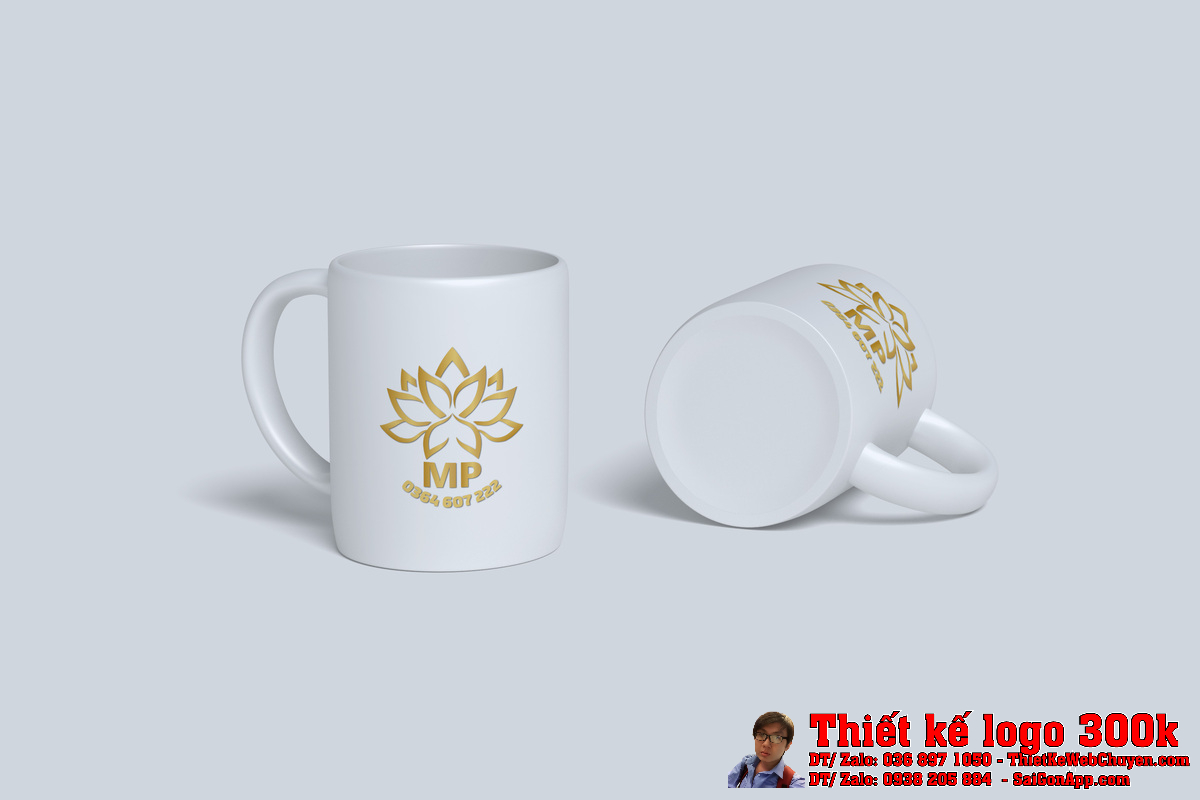 Ứng dụng Thiết kế logo thực phẩm chay Quách Ngoan Foods trên nền trắng - Hình 2