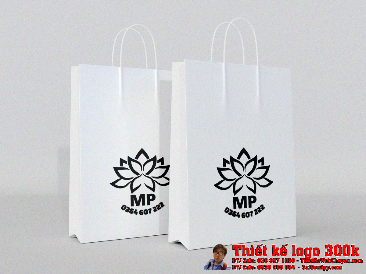 Phối cảnh Thiết kế logo thực phẩm chay Quách Ngoan Foods - Hình 3