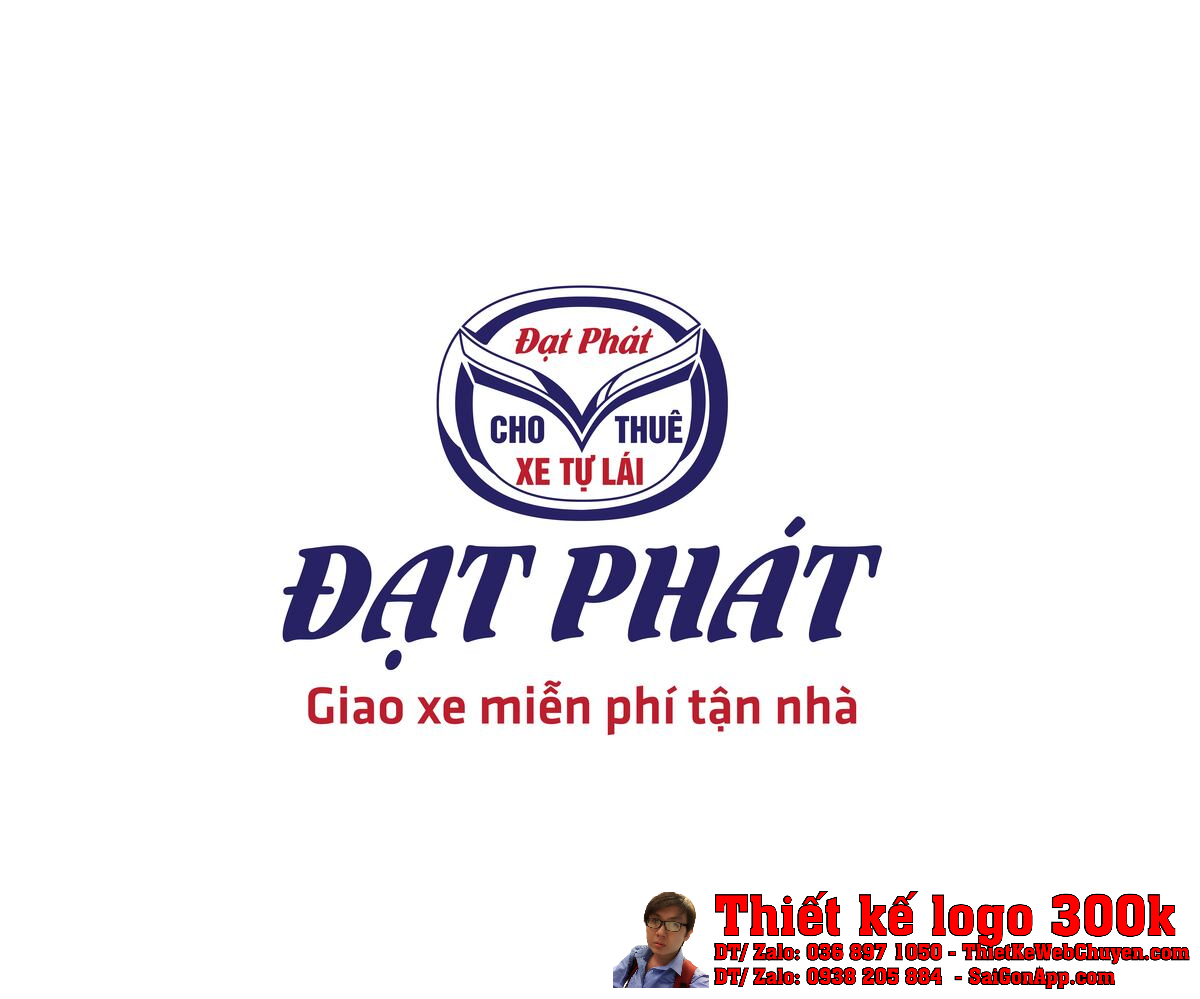 Thiết kế logo thuê xe tự lái Thành Đạt Phát Thiết kế logo thuê xe tự lái Thành Đạt Phát