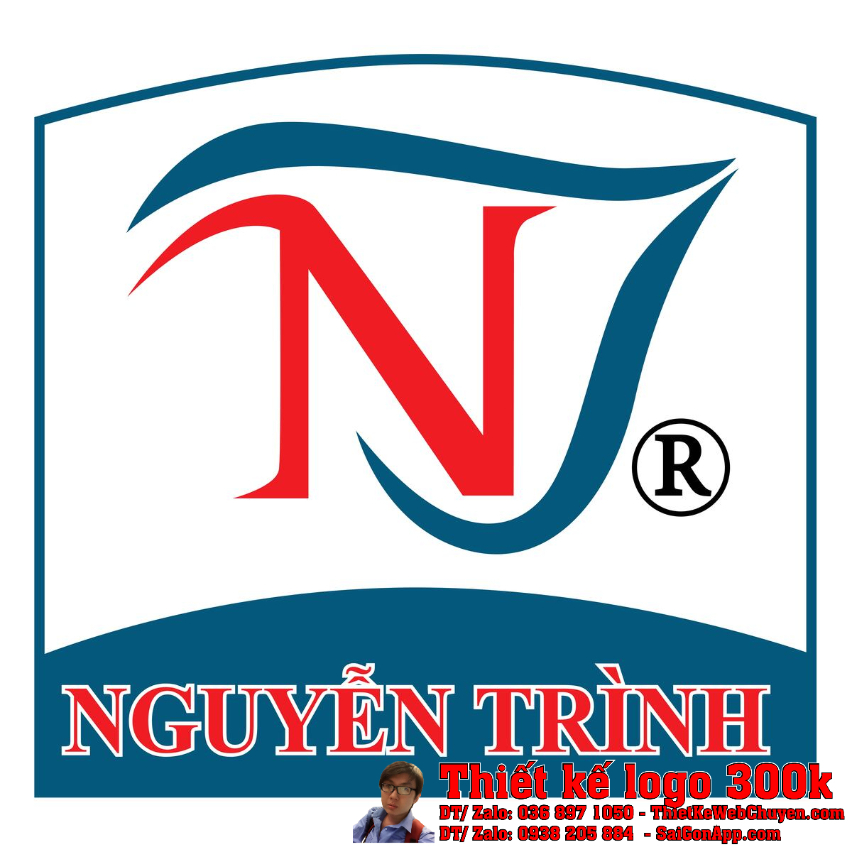 Thiết kế logo thương mại Nguyễn Trình Thiết kế logo thương mại Nguyễn Trình