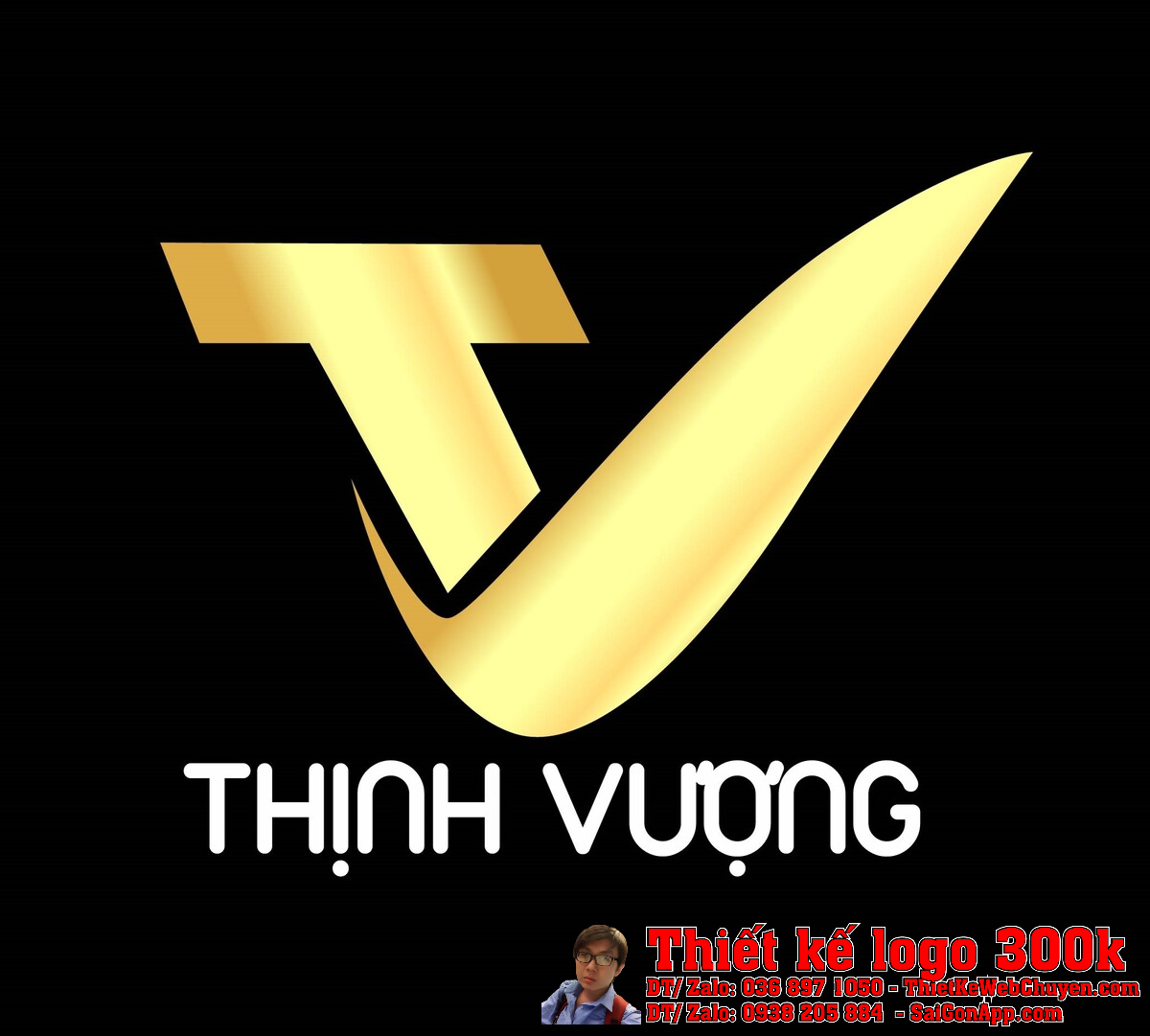 Thiết kế logo thương mại Thịnh Vượng Thiết kế logo thương mại Thịnh Vượng