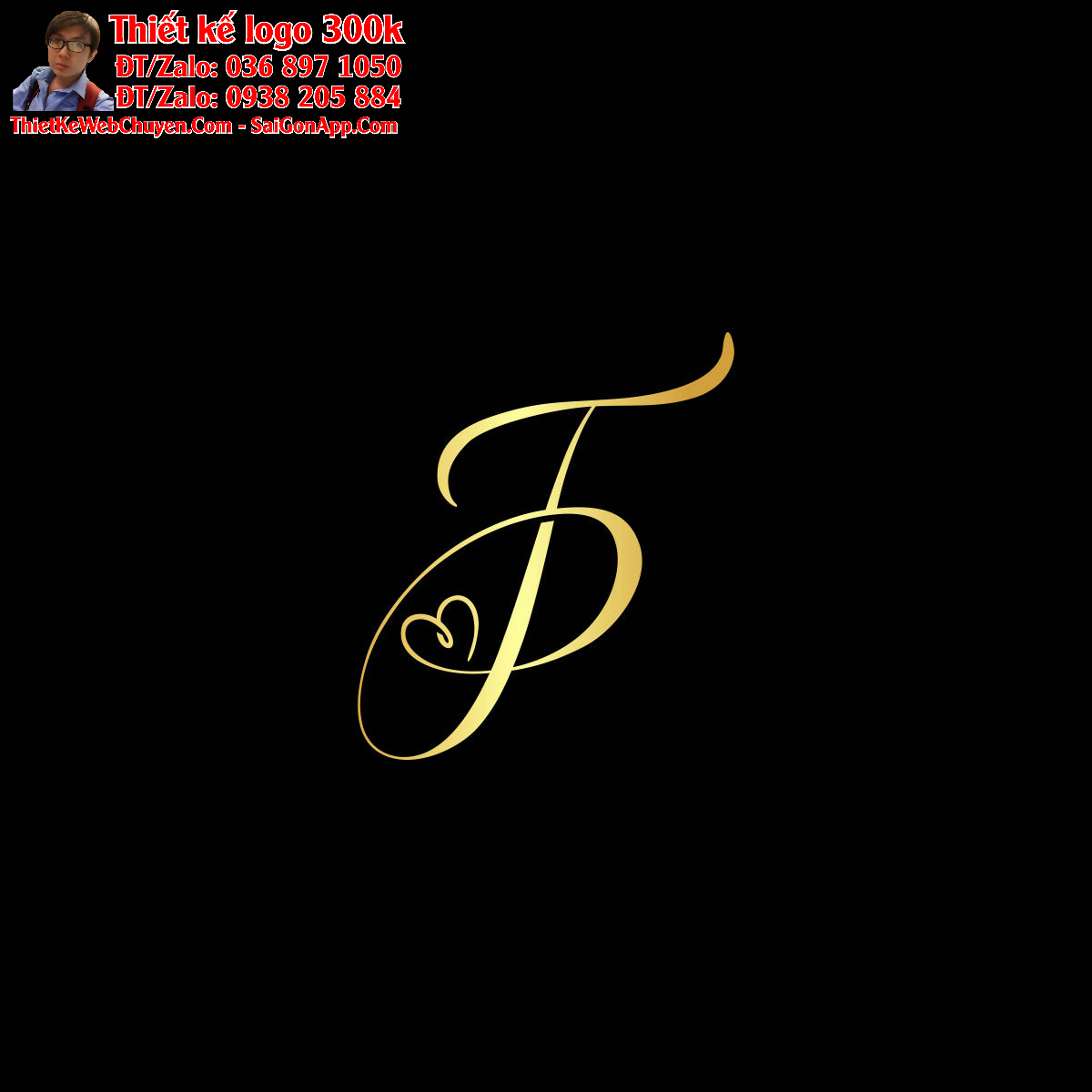 Thiết kế logo tiệc cưới TD