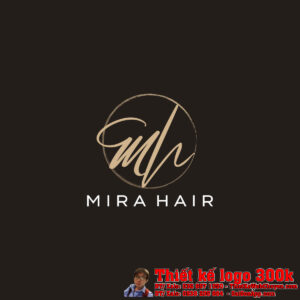 Thiết kế logo tóc MIRA HAIR
