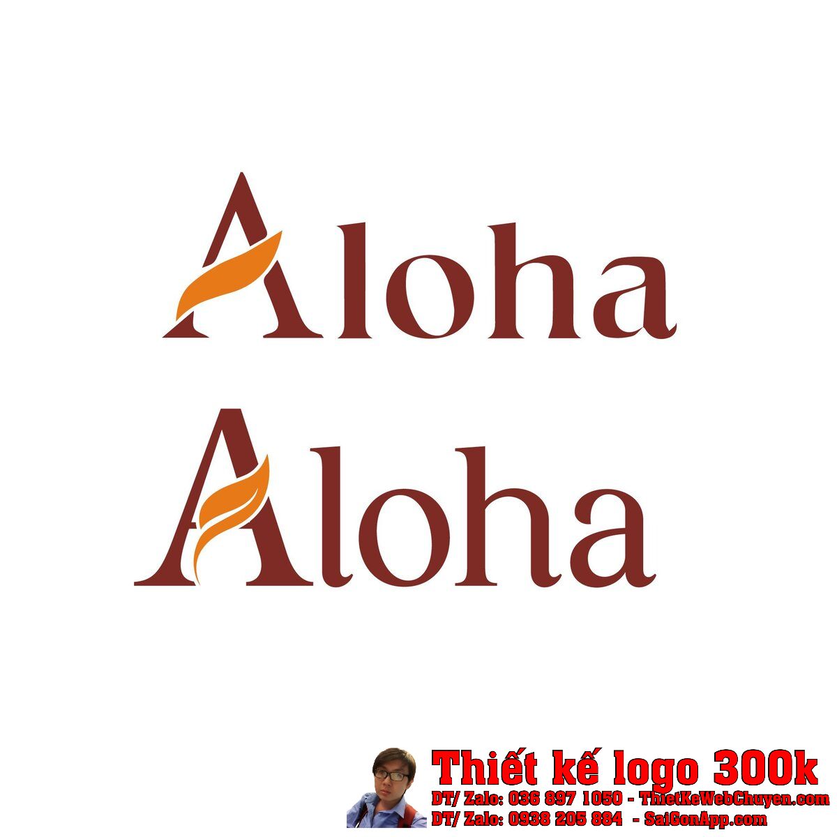 Ứng dụng thực tế của Thiết kế logo trà sữa Aloha trên bao bì