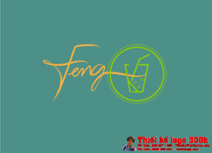 Thiết kế logo trà sữa Feng