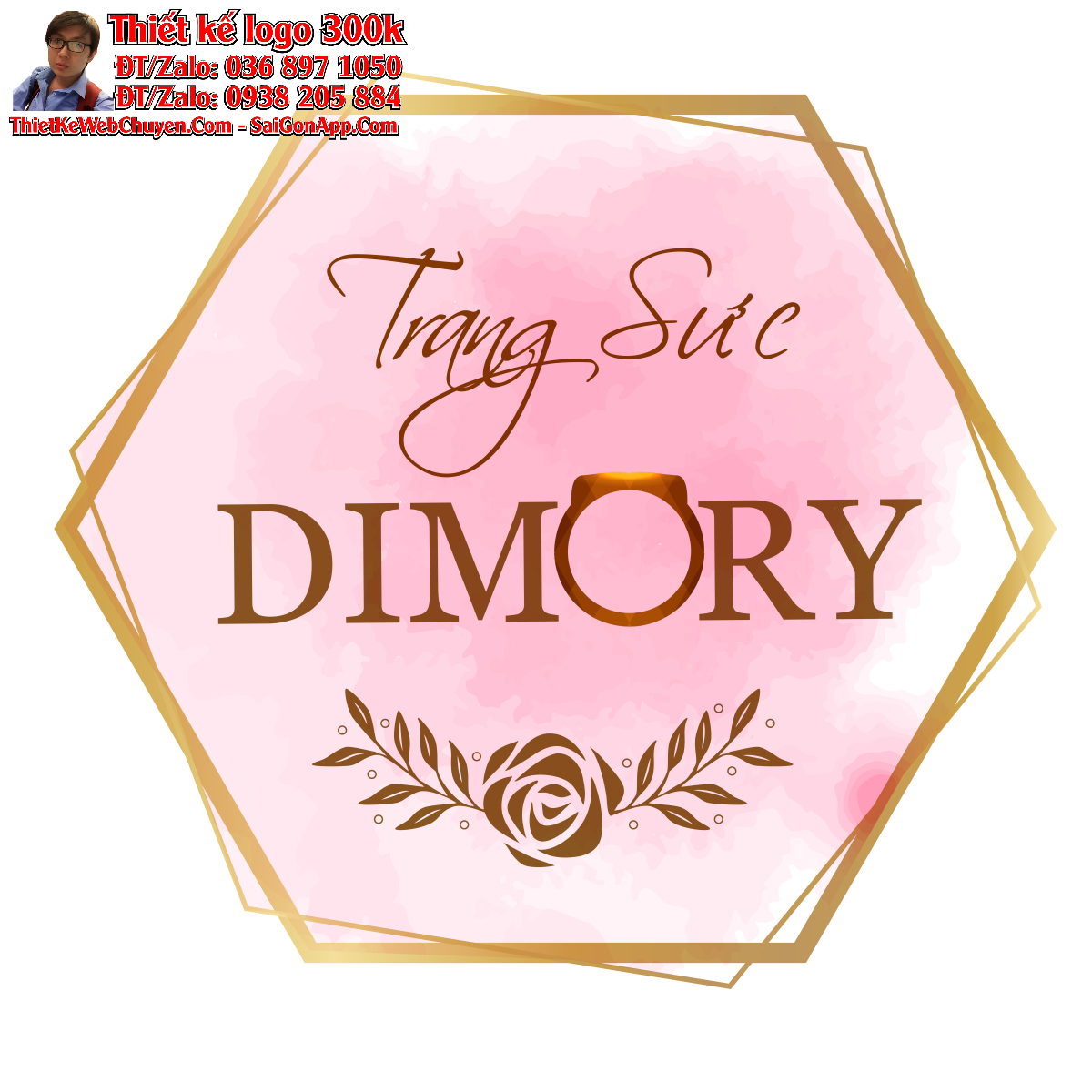 Thiết kế logo trang sức Dimory