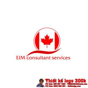Thiết kế logo tư vấn định cư Canada EIM Consultant Service