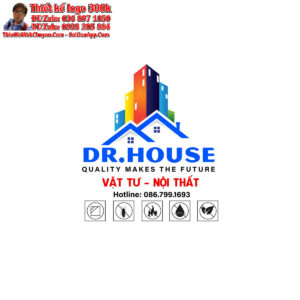 Thiết kế logo tư vấn thiết kế - thi công nội, ngoại thất Dr.Home