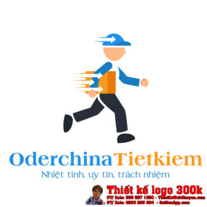 Thiết kế logo vận chuyển hàng Trung Việt Oderchina Tietkiem