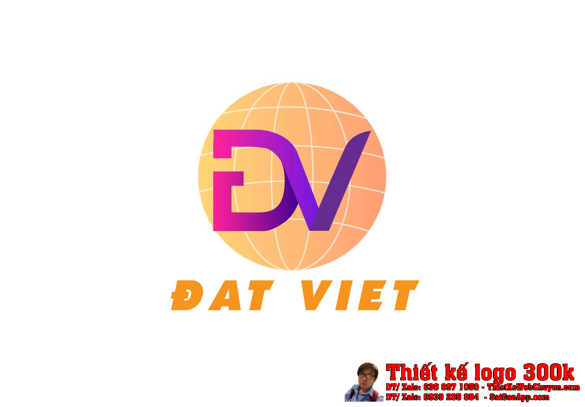 Thiết kế logo vận tải Đất Việt Thiết kế logo vận tải Đất Việt