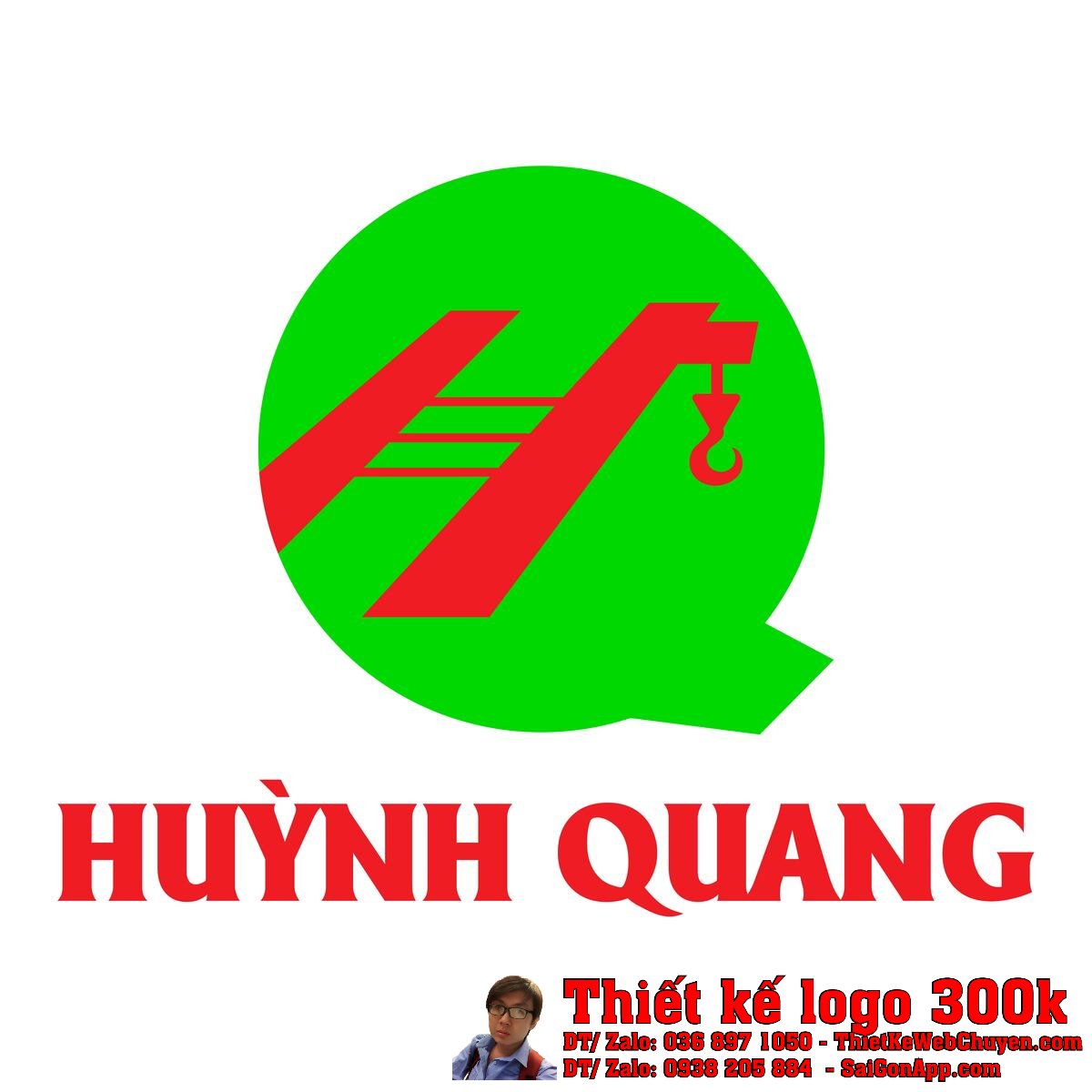 Thiết kế logo vận tải HUỲNH QUANG Thiết kế logo vận tải HUỲNH QUANG