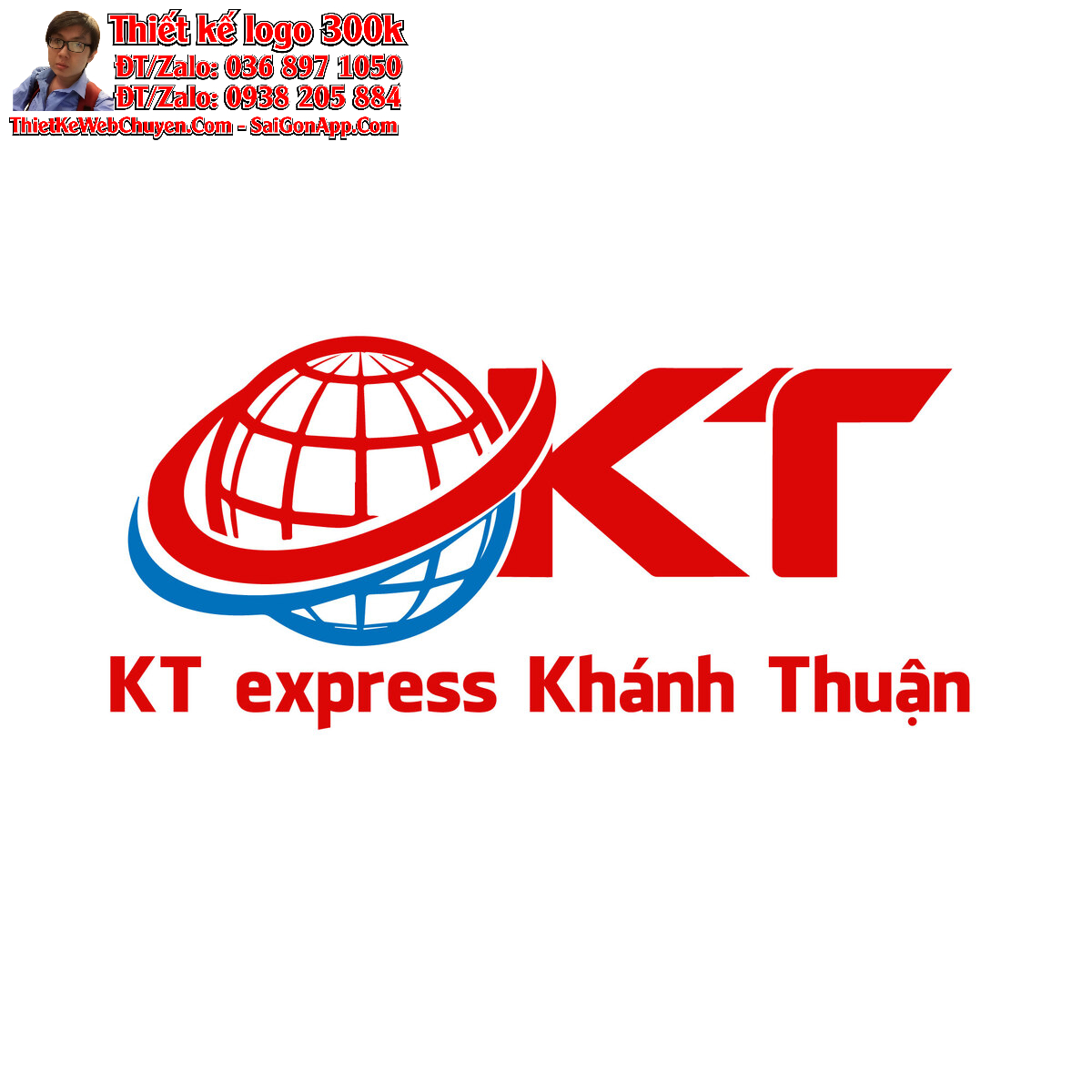 Thiết kế logo vận tải KT (Khánh Thuần)
