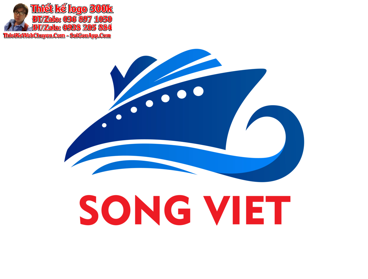 Thiết kế logo vận tải hàng hải Song Việt