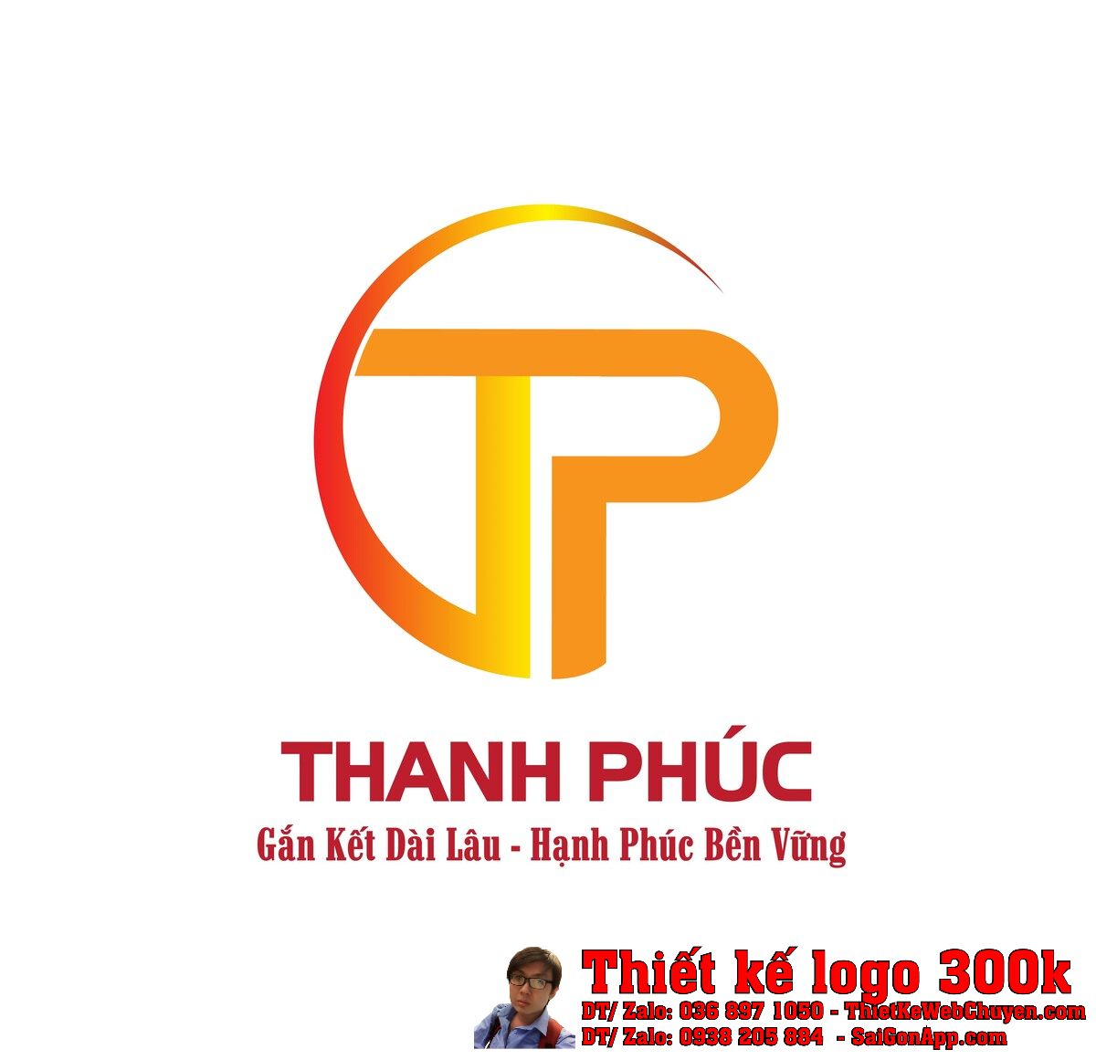 Thiết kế logo VLXD Thanh Phúc Thiết kế logo VLXD Thanh Phúc