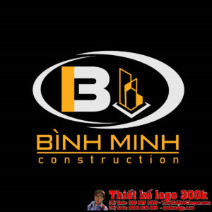 Thiết kế logo xây dựng Bình Minh