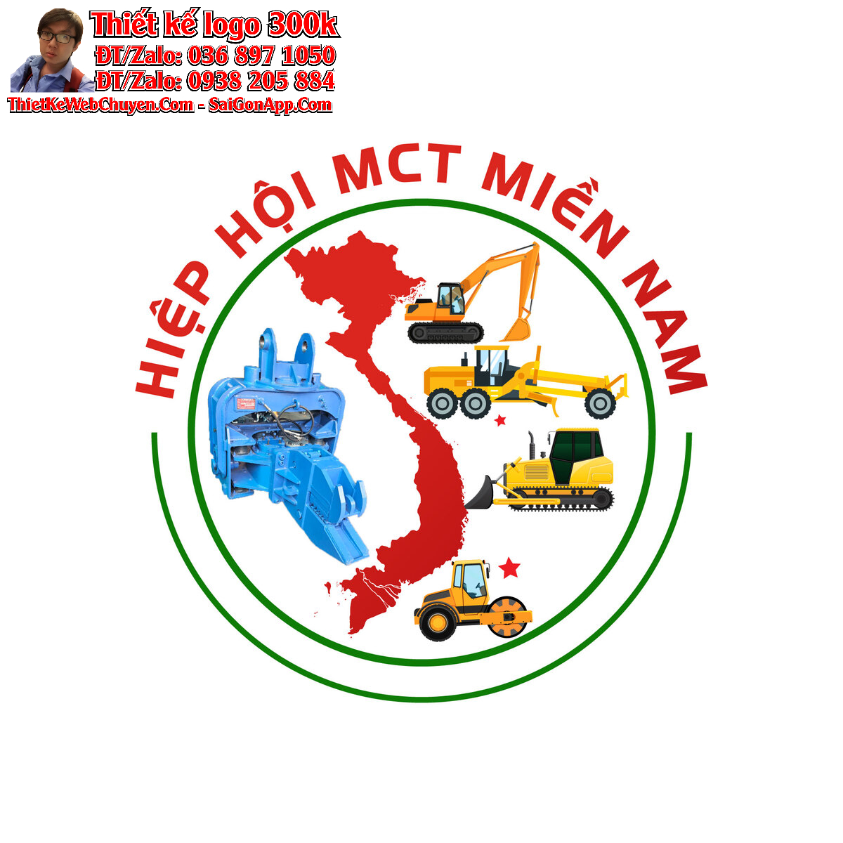 Thiết kế logo xây dựng Hiệp Hội MCT Miền Nam