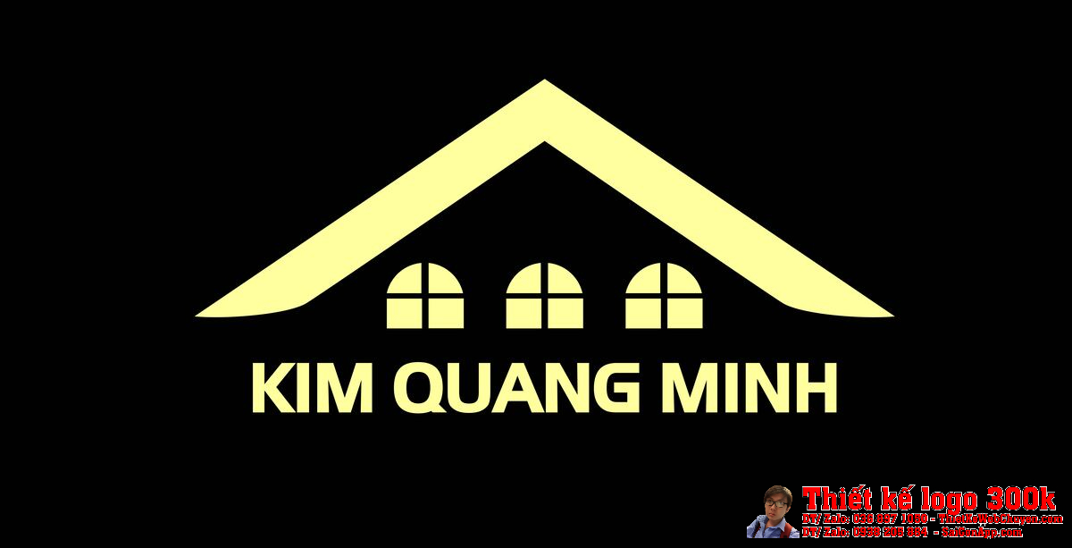 Thiết kế logo xây dựng Kim Quang Minh